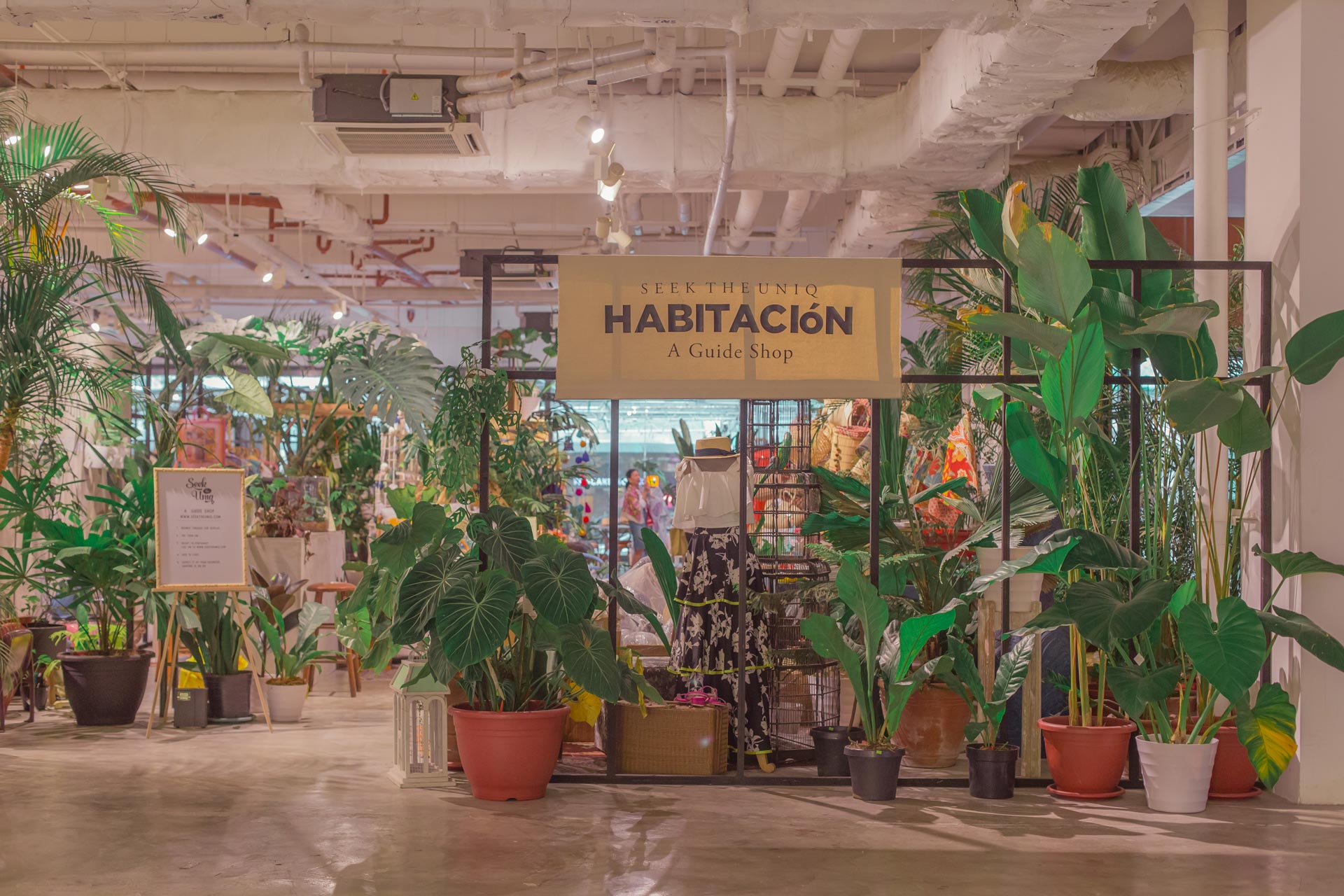 Habitación, A Guide Shop by Seek the Uniq, Powerplant Mall (Space design by Kitty Bunag of CRAFTSMITH GUILD Team)